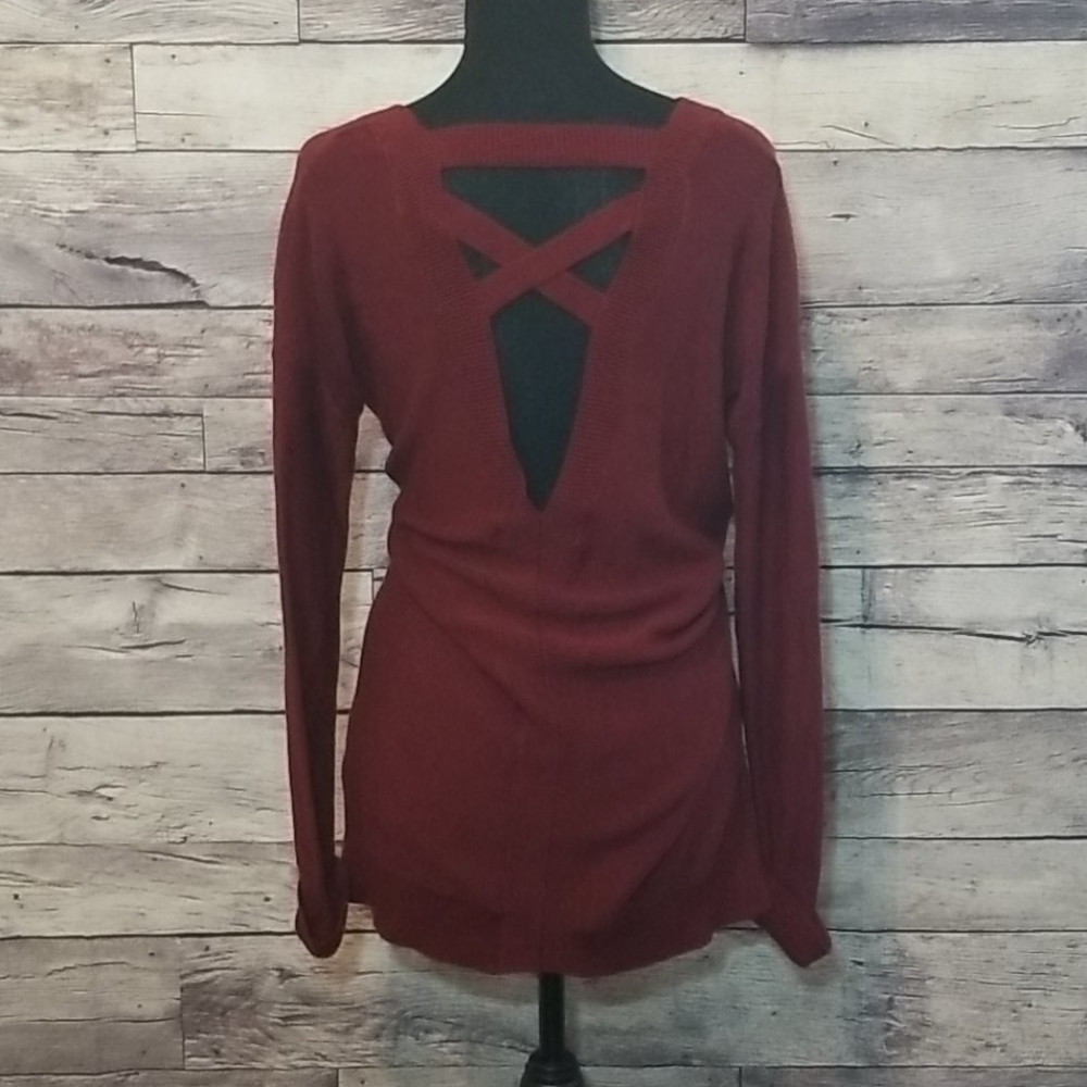 NEW! GORGEOUS BURNT ORANGE SWEATER - Picture 9 of 11